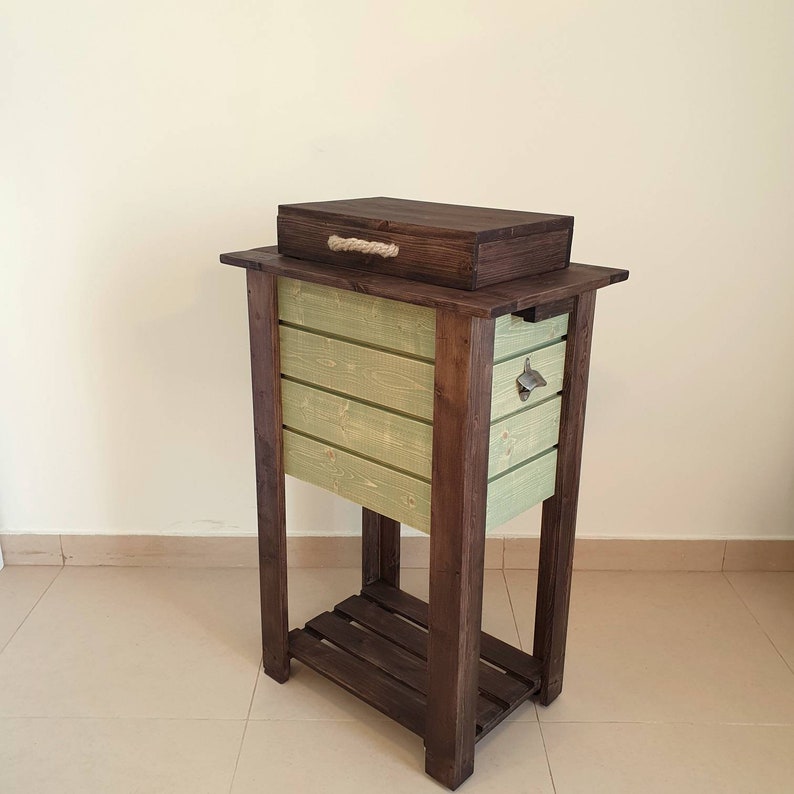 Custom Design Wooden Cooler Box / Unique Garden Decor / Etsy