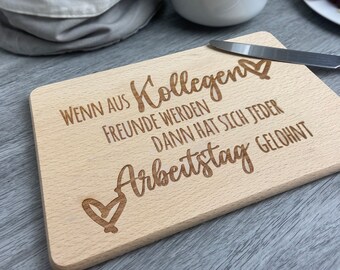 Board for colleague - gift for work colleagues