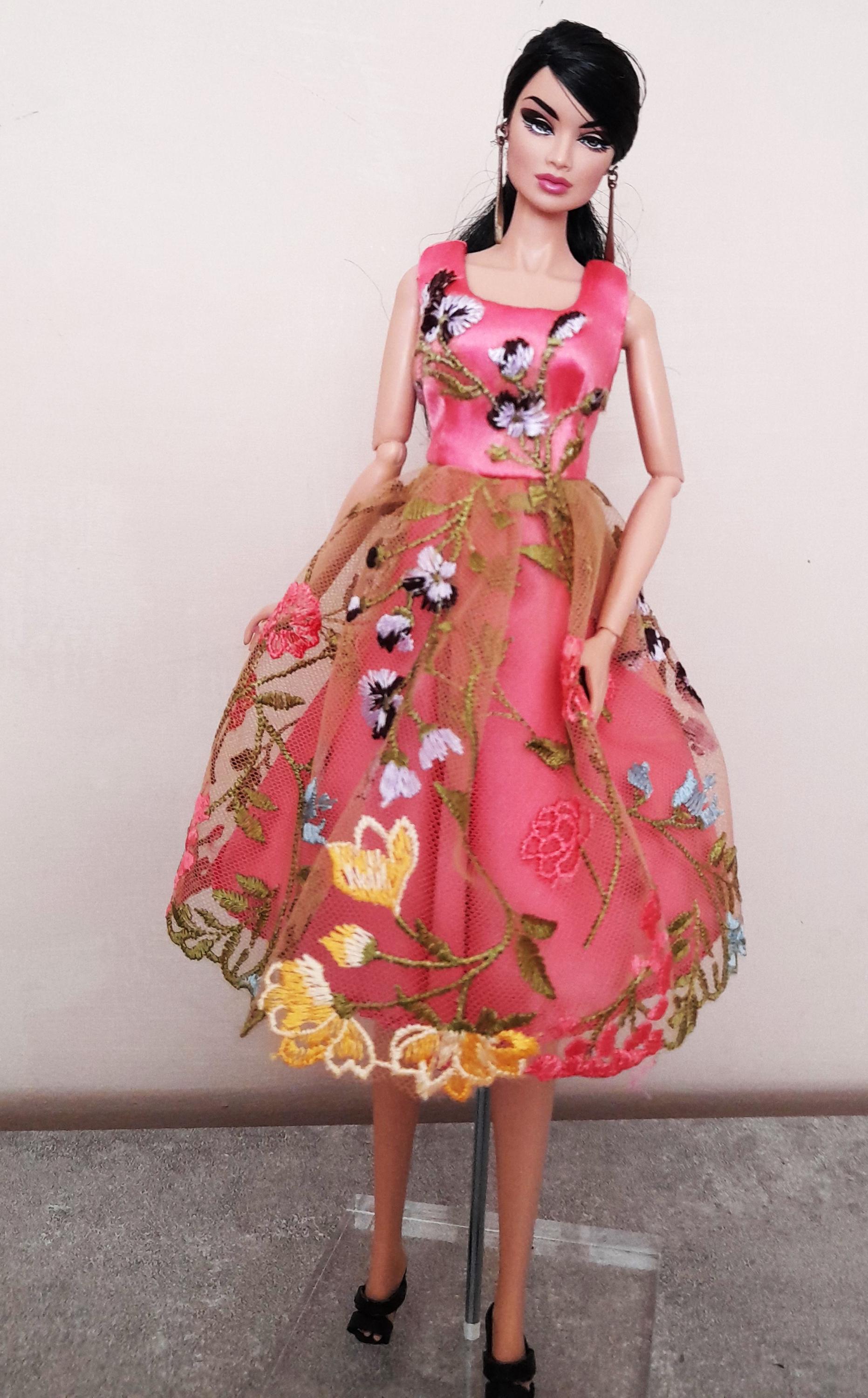 Fashion Royalty doll dress, lace, Integrity toys, Poppy Parker, Nu.Face 12.5 " dolls