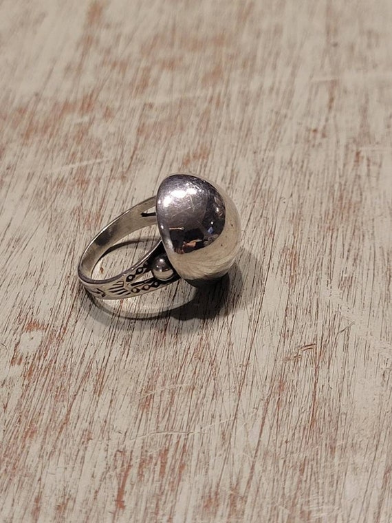 Sterling Silver Satellite Dome Ring - image 4
