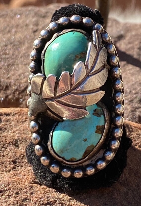 Vintage Navajo Turquoise Bangle *SOLD