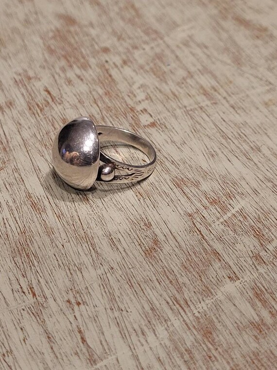 Sterling Silver Satellite Dome Ring - image 3