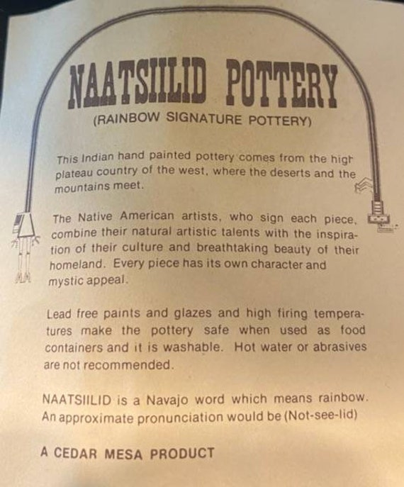 Vintage Navajo Pottery - Etsy