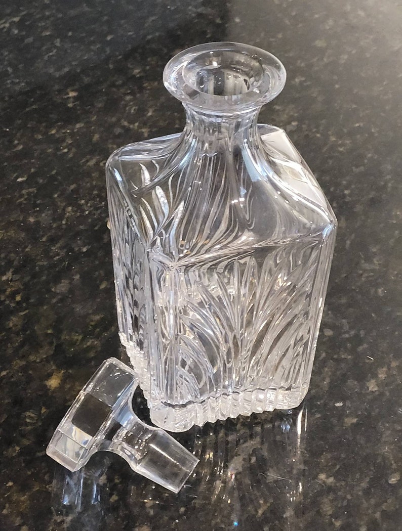 Vintage Lead Crystal Decanter Etsy