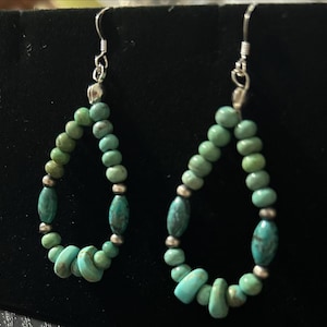 Hand Made Turquoise Earrings