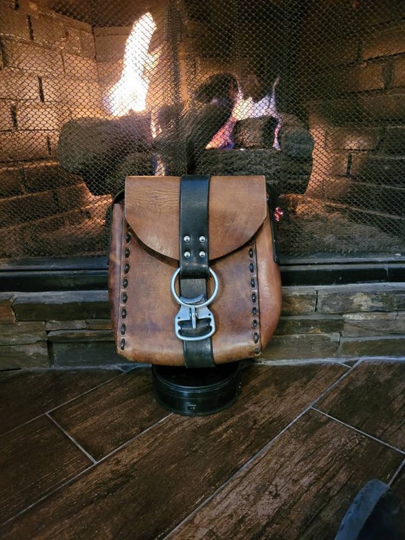 Vintage Hand Crafted Leather Shoulder Bag