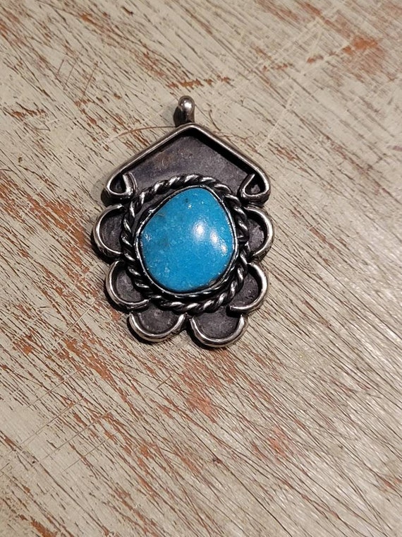 Vintage Turquoise Pendant - image 1