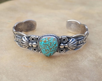 D. Cadman Mine #8 Turquoise Cuff