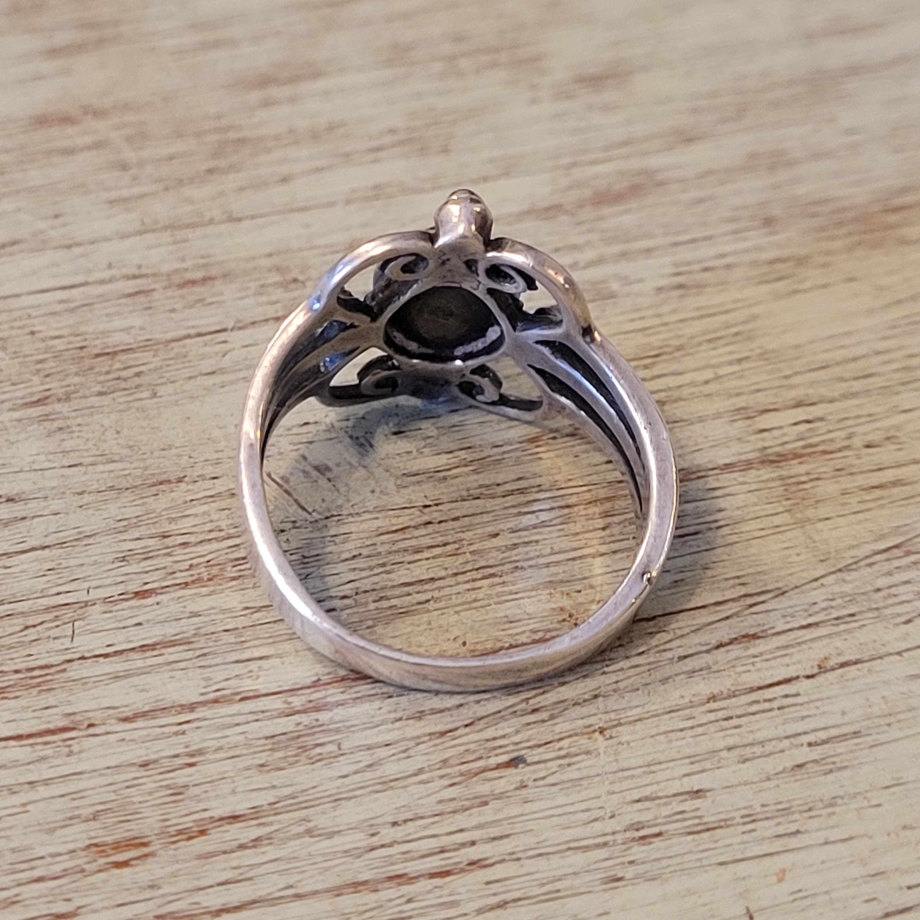 Silver and Onyx Ring - Etsy Silver and Onyx Ring - Etsy