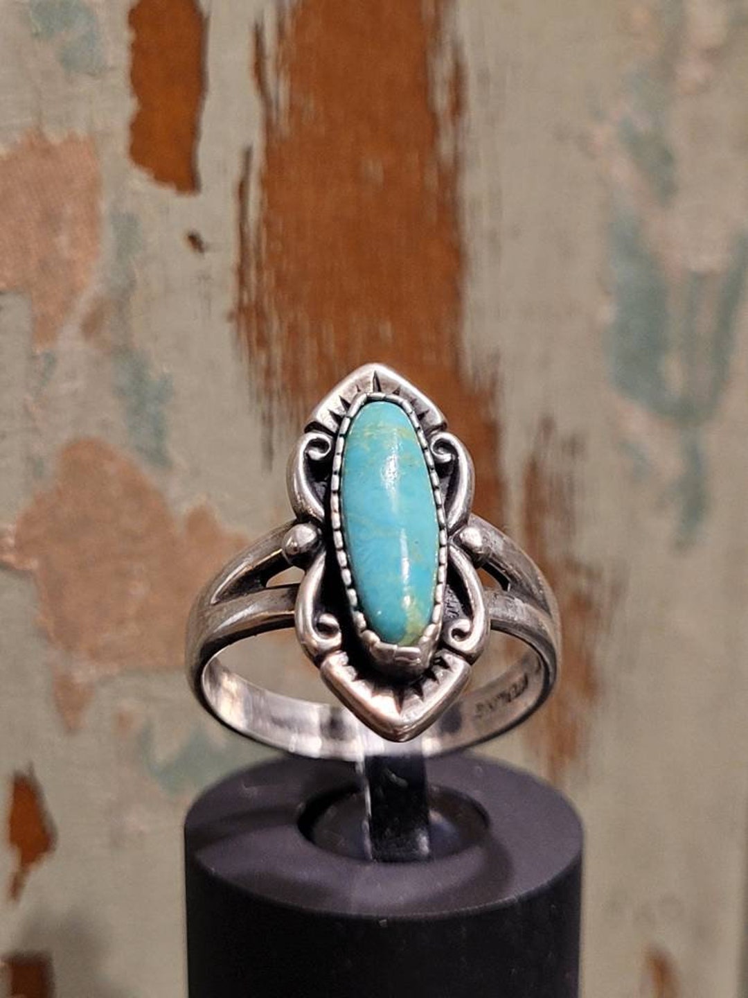 Vintage Turquoise Ring - Etsy