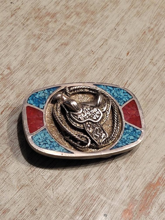 Vintage Saddle Belt Buckle