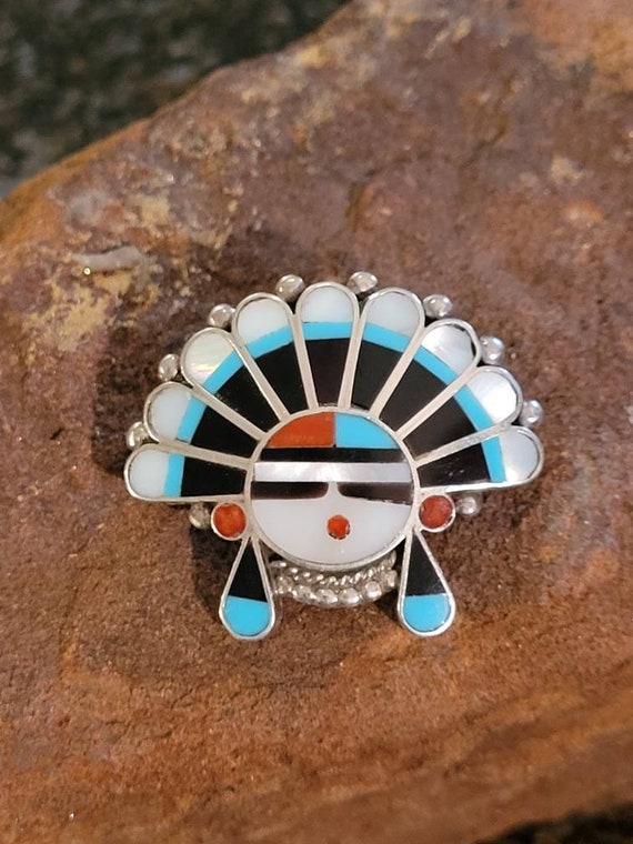 4 vtg zuni sunface - Gem