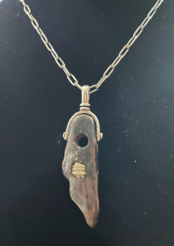Fossil Spear Artifact Pendant Necklace Canada