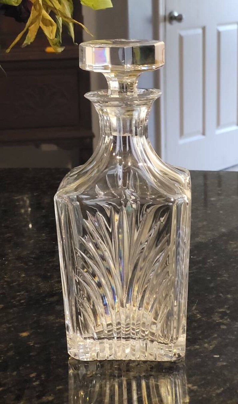 Vintage Lead Crystal Decanter Etsy