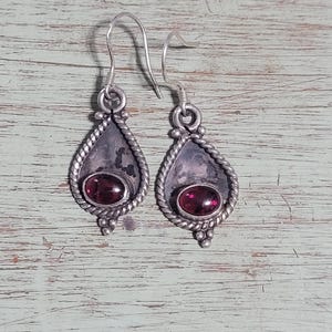 Vintage Garnet Earrings