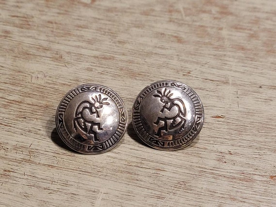Sterling Silver Kokopelli Studs