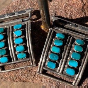 Vintage Zuni 10 Stone Watch Tips