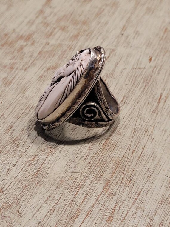 Hand Carved Horse Ring - image 3