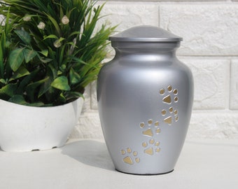 Personalized metal pet urn for loving pet for storing ashes | Bone ashes urn for Dog or Cat Pet Memorial Keepsake | pet memorial box