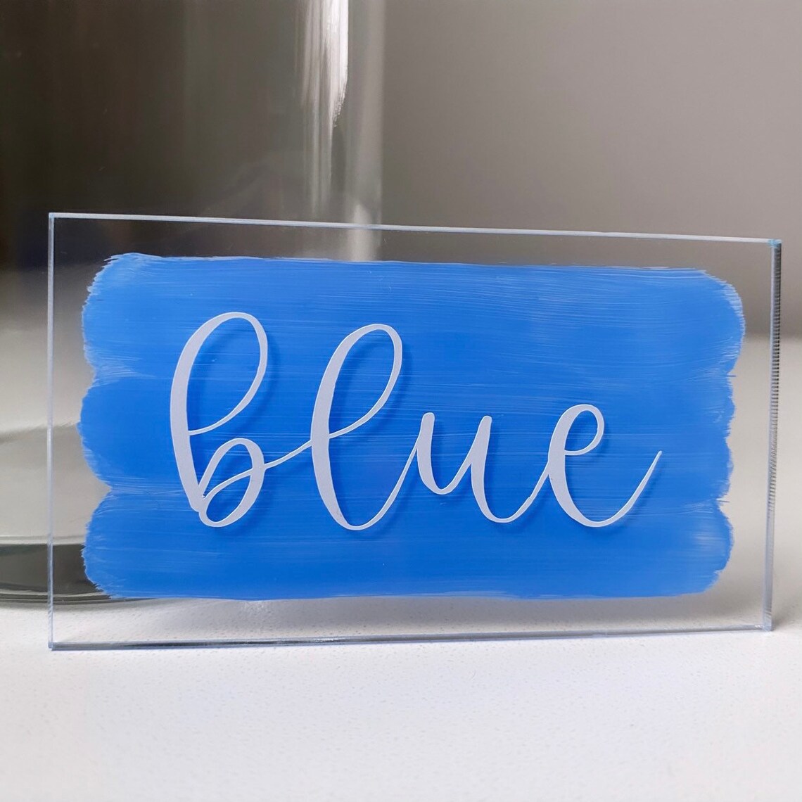 Acrylic Place Cards / Wedding Place Cards / Calligraphy Place Etsy