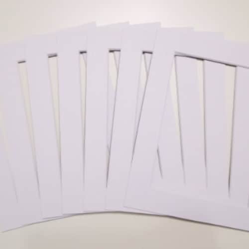 White Bevel Cut Mount Board for Photo Picture Frame 1.4mm Etsy UK