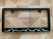 Mountains Raised License Plate Frame 