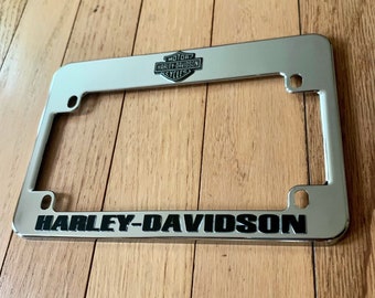 harley davidson license plate frame for motorcycle
