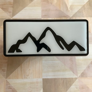 Hitch Cover - Mountains Design