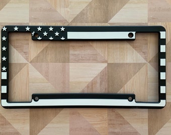 Flag License Plate Frame