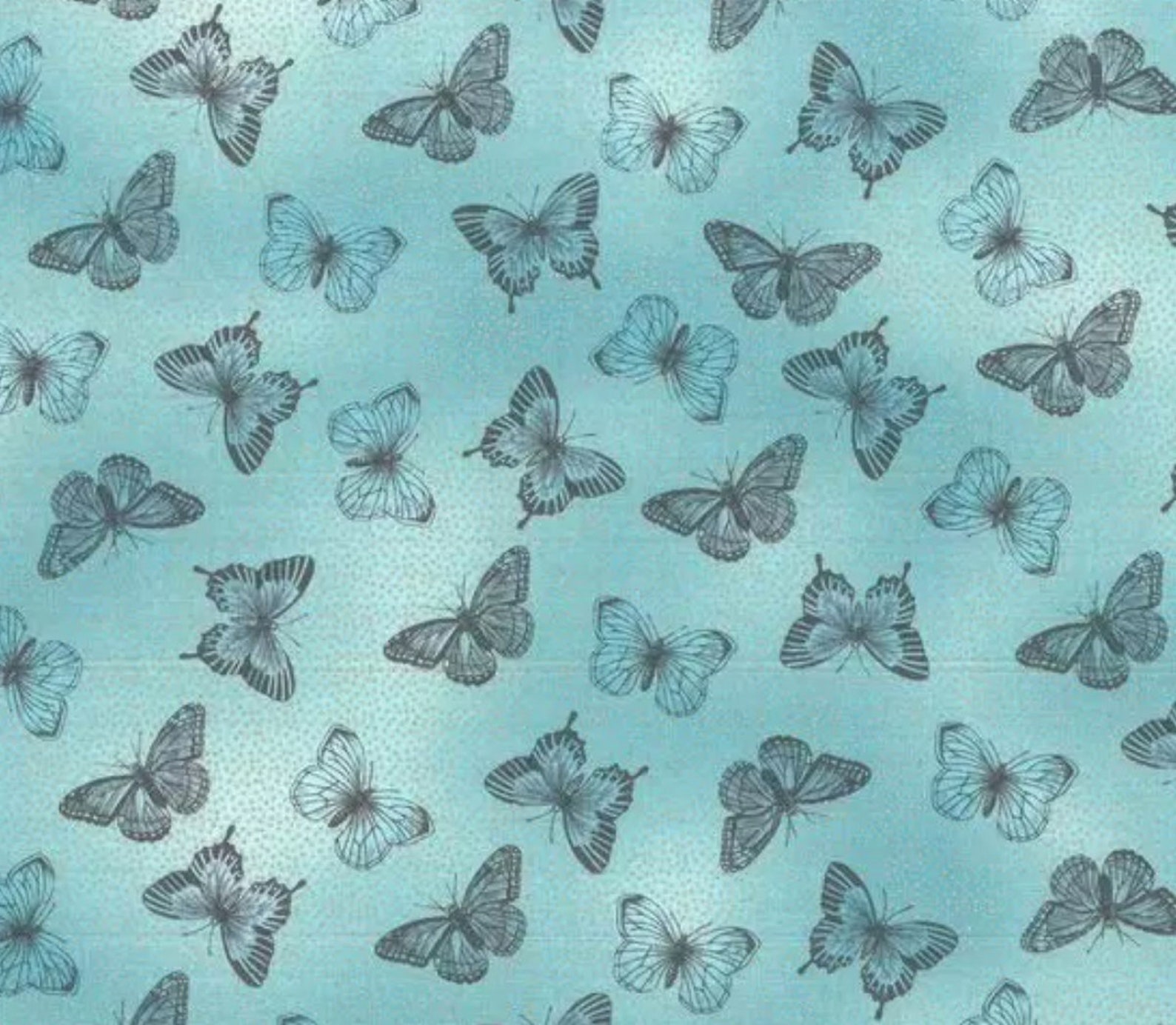 Butterflies on Teal Background Etsy
