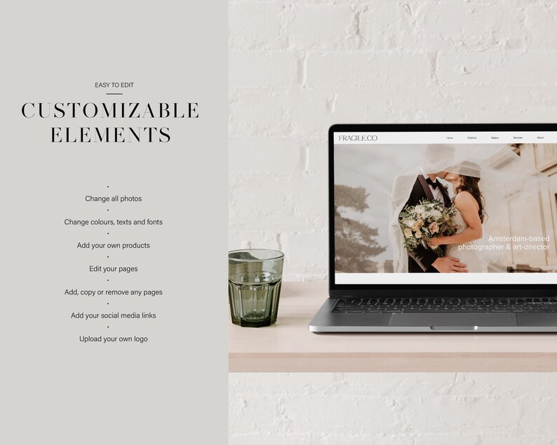 Wix Photography site Template, Photography site, Wix Portfolio