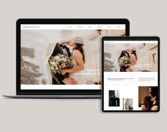 Wix photography Website Template, photography website, Wix portfolio website template, Wedding Photographer, Web design, Creative Wix