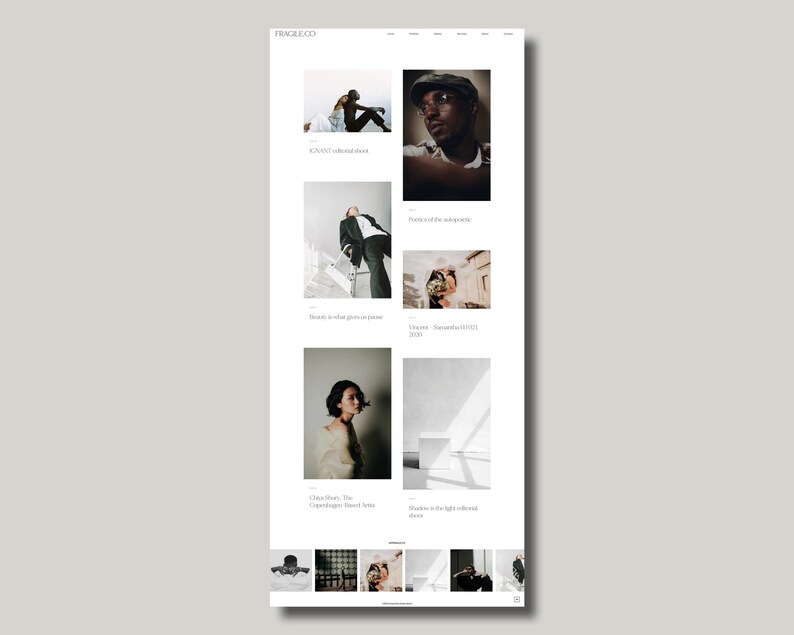 Wix Photography site Template, Photography site, Wix Portfolio