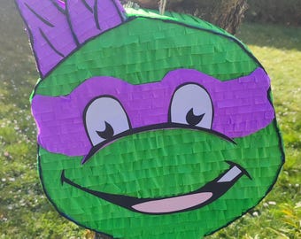 Ninja Turtle Piñata H34cm x W10cm x L34cm Handmade