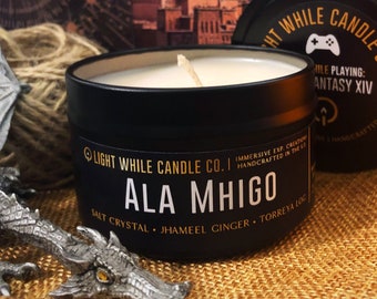 Light While Playing Final Fantasy XIV Ala Mhigo Immersive EXP Candles