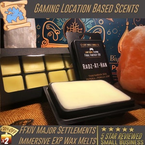 Radz-At-Han Soy Wax Melts Final Fantasy XIV Immersive Experience Aromatherapy for Gamers.