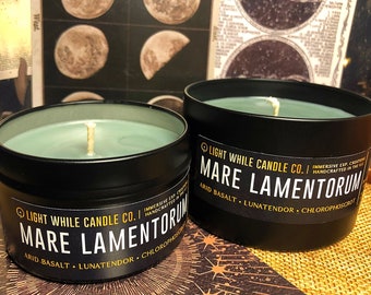 Mare Lamentorum Soy Wax Candle Final Fantasy XIV Immersive Experience Aromatherapy for Gamers