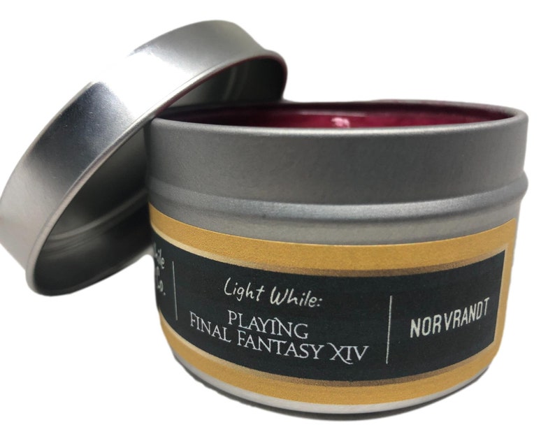 6oz Hibiscus Palm Scented Tin Candle FFXIV Final Fantasy 14 Etsy