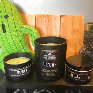 Ul&#39;Dah Light While Playing Final Fantasy XIV Immersive EXP Candles