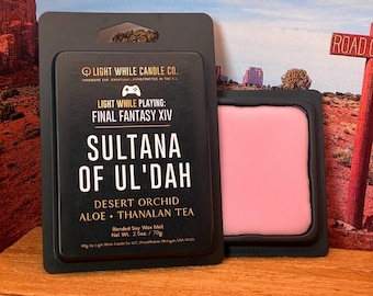 FFXIV Sultana of Ul’dah Soy Wax Melts– Sea Salt and Desert Orchid