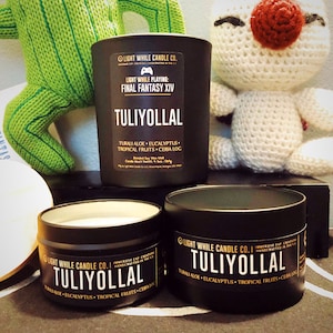 Tuliyollal Soy Wax Candle Final Fantasy XIV Immersive Experience Aromatherapy for Gamers.