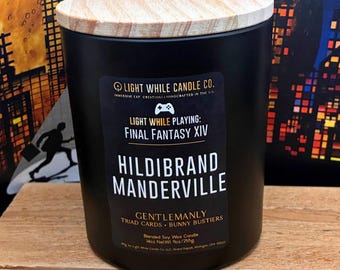 FFXIV Hildibrand Manderville Candle – Tonka Bean, Rum & Amaretto Scented