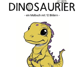 Coloring book dinosaurs