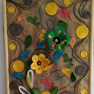 Art Panel of flowers