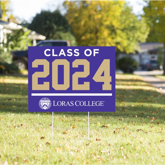 Loras College Class of 2024 Yard Sign Etsy