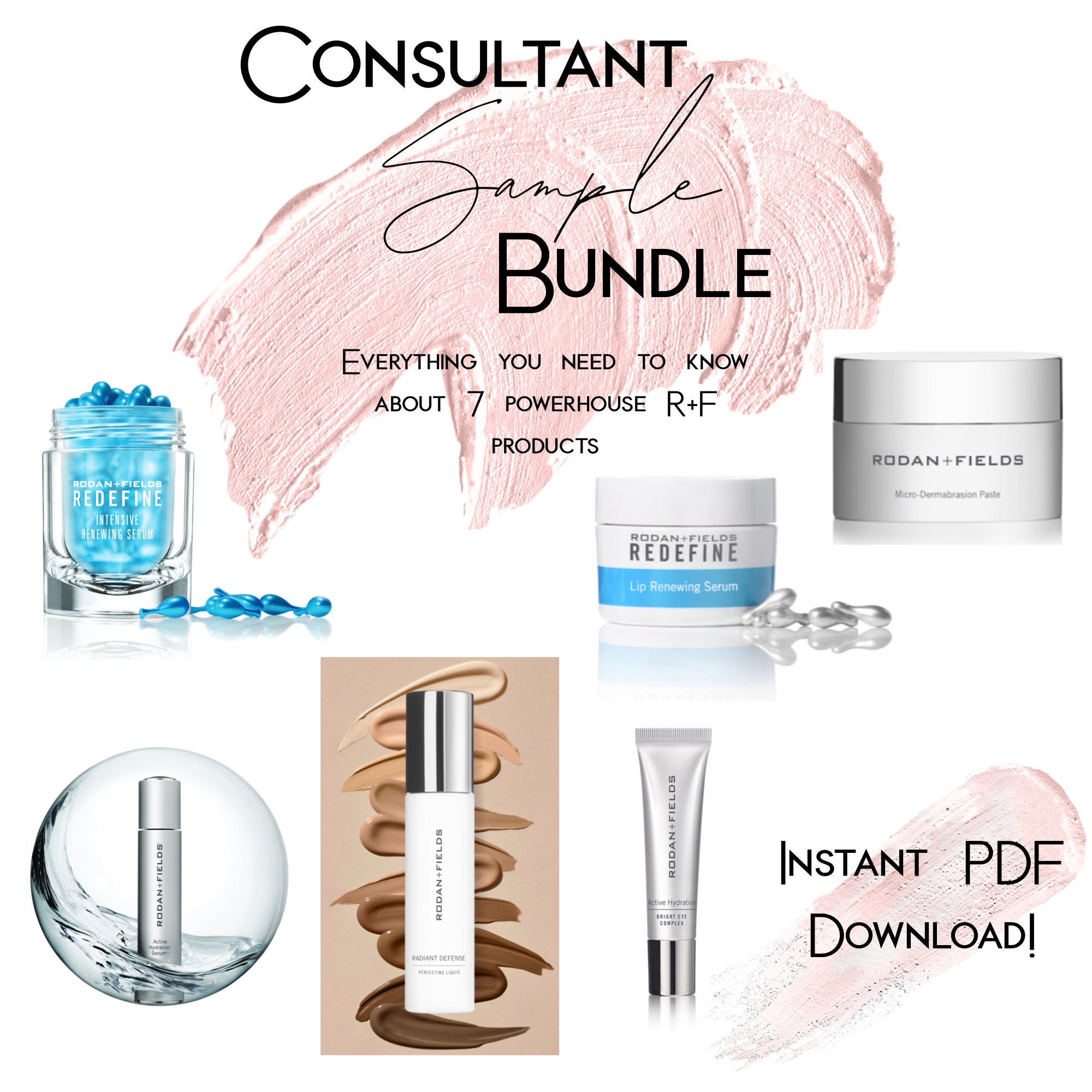 Rodan and Fields Consultant Sample Bundle Instant Digital PDF