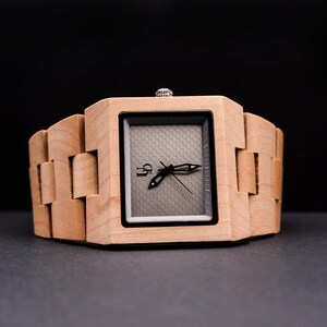 Watches For Men, Personalized Mens Wood Watch, Engraved Wooden Watches For Men, Personalized Gifts For Men