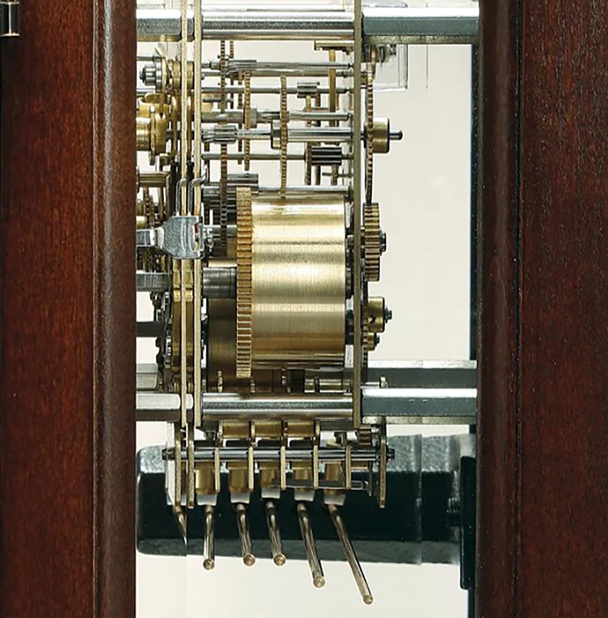 Horloge De Cheminée Howard Miller Emporia 630266 – Bois Et Verre, Carillon (Comme Neuve)