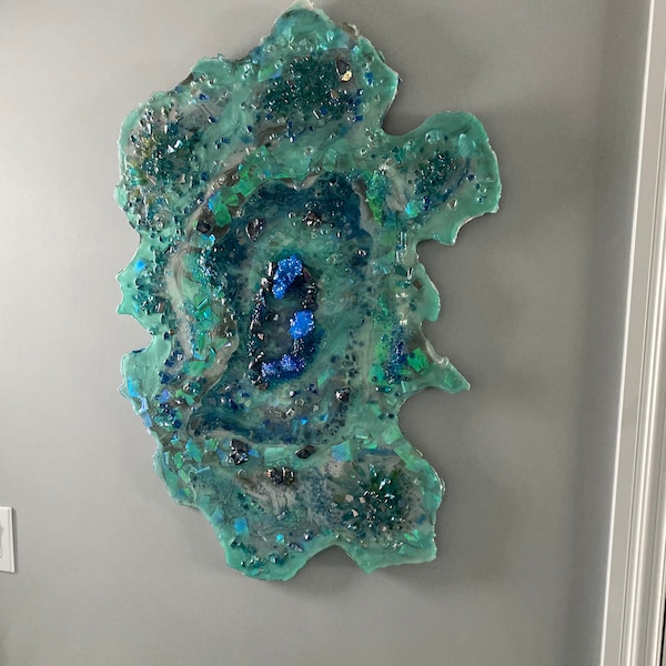 Resin Art Geode - Etsy