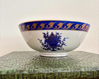 Vintage Handpainted 19th Century Porcelin Japanese Floral  Bowl